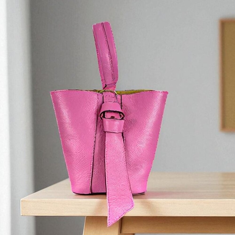 Aida Pink Women’s Designer Handbag – Italian Leather Luxury Purse